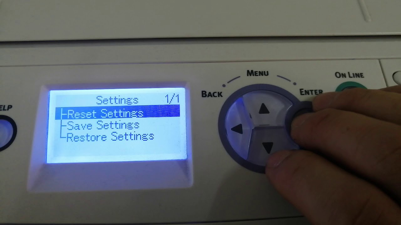 Setting OKI PRO8432 after installed  New CM Ver. Part 1