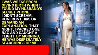 Weeks from Giving Birth, I Found My Husband's Burner Phone—So I Took One Flight That Night Weeks from Giving Birth, I Found My Husband's Burner Phone—So I Took One Flight That Night