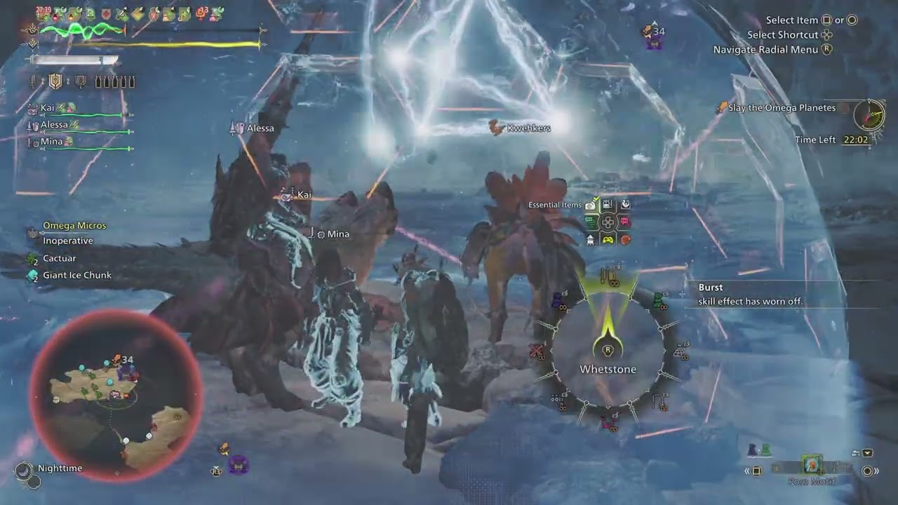 Planetes Protocol (Savage) - Tempered Omega Weapon 28'59 (Charge Blade & Support Hunters, MH Wilds)