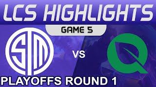 Tsm Vs Fly Highlights Game 5 Playoffs Round 1 Lcs Summer 2022 Team Solomid Vs Flyquest By Onivia
