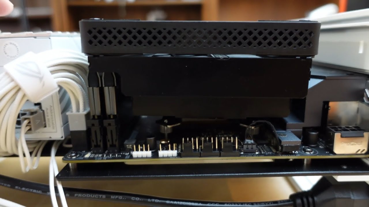 Fail… RAM too tall - Jonsbo HX6200D Black - Gigabyte 4060 OC Low Profile 8G - Persephone Build