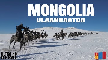 99.7% of Mongolia is Completely Empty •  Aeral UlaanBaator with Shooting Music