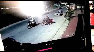 Yamaha FZ Hero Glamour High Speed Bike Crash - Kerala CCTV Footage