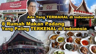 8 Rumah Makan Padang Yang Terkenal di Indonesia, Disini Tempat Makan Favorit Presiden SBY dan Habibi