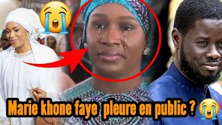 🚨😱 Scandale Marie Khone Faye Humiliée En Public Par Son Mari Le Président Devant Absa Faye 