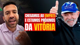 EMPATAMOS! A VIRADA É INEVITÁVEL! EXPLODAM!