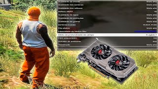 DESEMPENHO da minha PLACA DE VÍDEO GTX 750TI no GTA RP FiveM *Coloquei Tudo no Ultra* 😱🔥