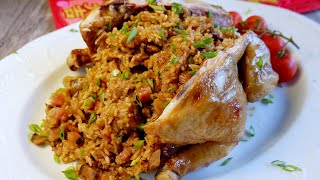 The Juicest Oven-Baked Stuffed Chinese Roast Chicken w/ Glutinous Rice 糯米雞 Lor Mai Gai Recipe