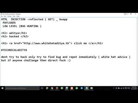 Hacking a website with HTML injection - Reflected Get method step by step