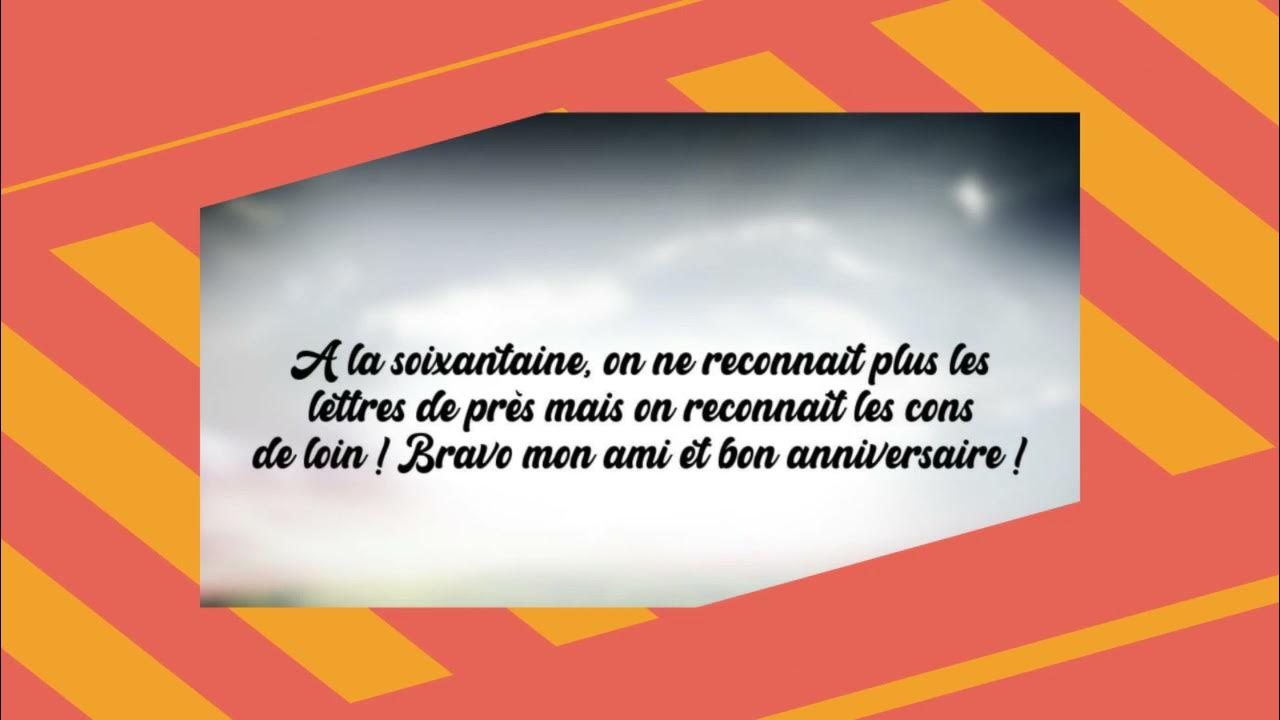 Texte Invitation Anniversaire 60 Ans Humoristique Gratuite Texte anniversaire 60 ans - YouTube