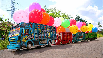 Konvoi Truk Oleng Mbois Aa Zafran, Wahyu Abadi Muat 1000 Balon