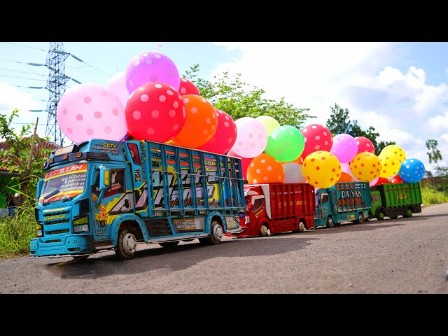 Oleng Mbois Aa Zafran Truck Convoy, Wahyu Abadi Loads 1000 Balloons class=