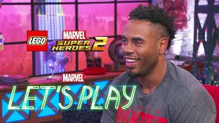 Rashad Jennings & Josh Play LEGO Marvel Super Heroes 2 | Marvel Let's Play