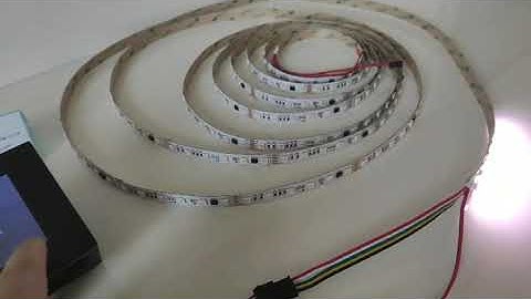 DMX512 address code RGB RGBW DMX512 Addressable pixel LED Strip connect DMX Direct