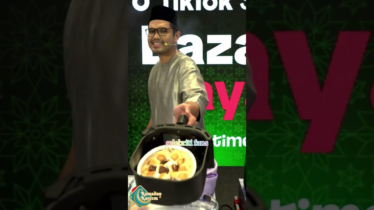 Khairul Aming Masak2 Sambil Sesi Soal Jawap Bersama Peminat 