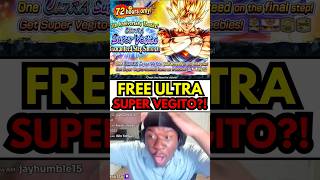 FREE ULTRA?! NEW DBL AFTER PARTY ULTRA SUPER VEGITO REACTION! (Dragon Ball Legends) #dbl #dblegends