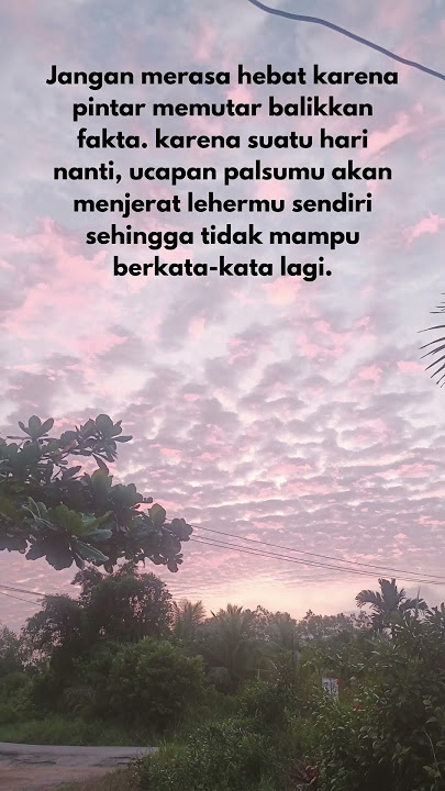 jangan memutar balikkan fakta