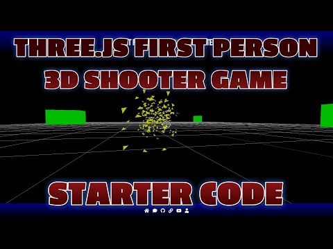 Threejs First Person 3D Shooter Game Starter Code