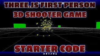 Threejs First Person 3D Shooter Game Starter Code