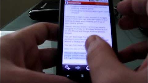 Opera Mini 5 beta web browser for Google Android