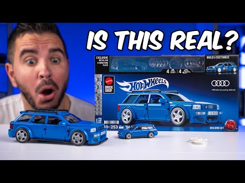 Finally, a real COMPETITOR! || Mattel Brick Shop Hot Wheels Audi