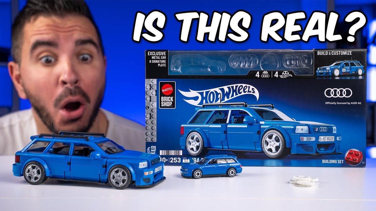 Наконец-то настоящий КОНКУРЕНТ! || Mattel Brick Shop Hot Wheels Audi Avant RS2