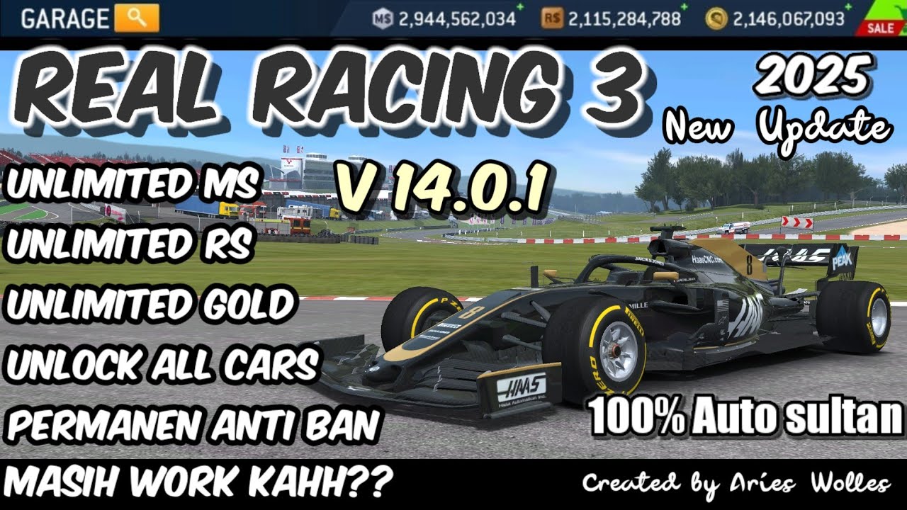 Real Racing 3 Mod Apk V 14.0.1 Masih Work Kahh ?? Work dong !!