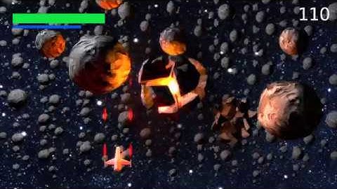 Arcade Space Game Project Build 4 (Blender Game Engine)