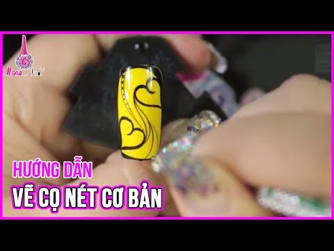 Video Cách Sơn Móng Tay - Hướng Dẫn Thực Hành Học Vẽ Cọ Nét... - YouTube