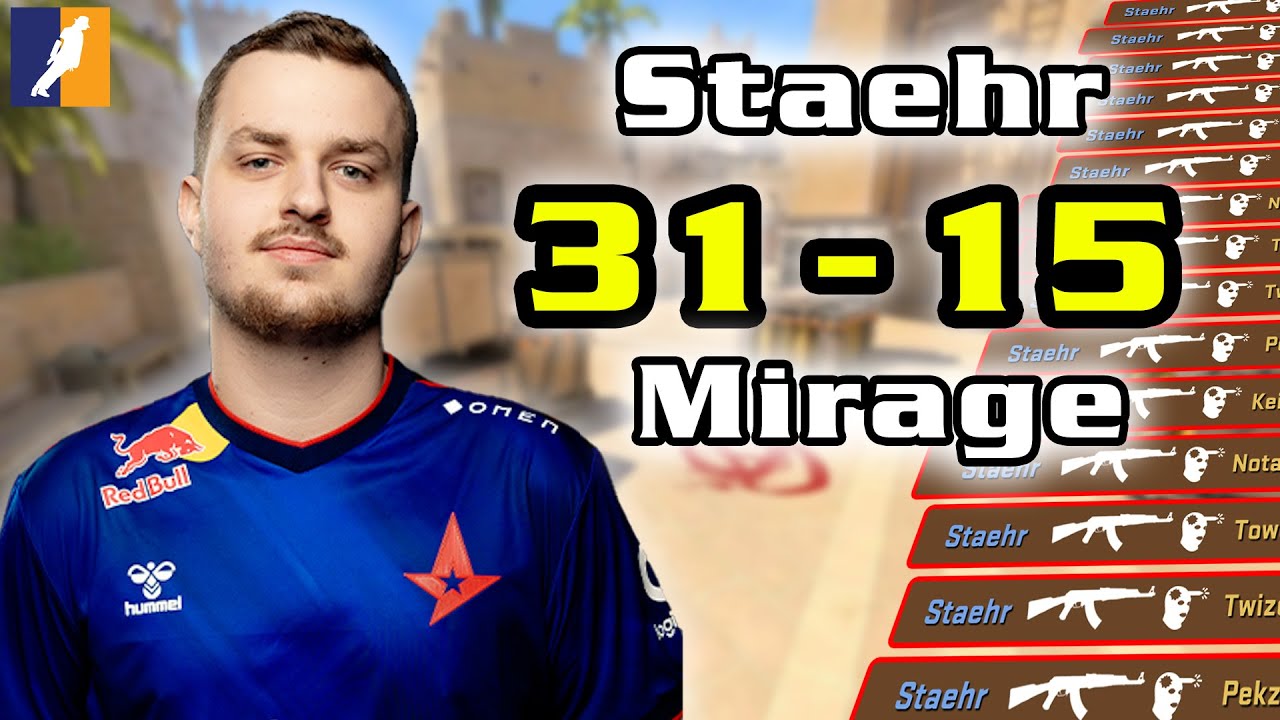 [Highlight POV] Staehr | ALL KILL (31-15) | Mirage | CS2 FACEIT | May ...
