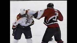 Zdeno Chara vs Peter Worrell - Jan 11, 2002