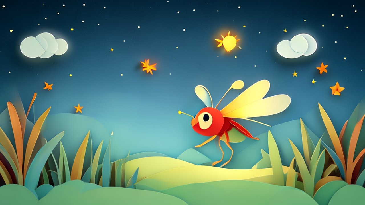 Paper Star Wishing Jar Firefly Twinkles Gentle Gift Kids Story Relaxing DIY Craft