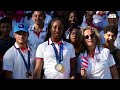 Así fue el gran recibimiento boricua de Jasmine Camacho-Quinn y Sebastián Rivera