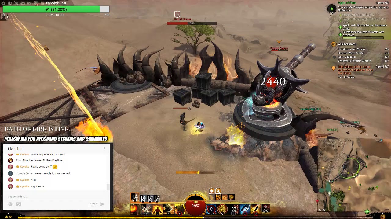 Guild Wars 2 Path of Fire NIGHT OF FIRE PART 1 NIGHT OF FIRE HUNTING THE
