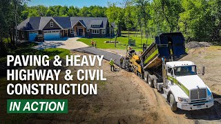 Asphalt Paving and Heavy Civil Road Construction Services in Action