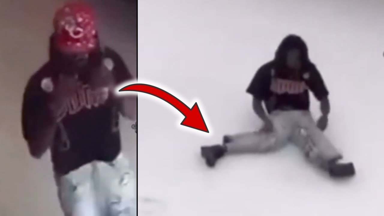 Рискованный трюк мужчины закончился неудачей на публике.