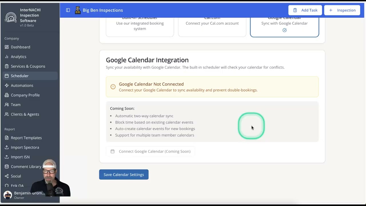 Google Calendar Integration