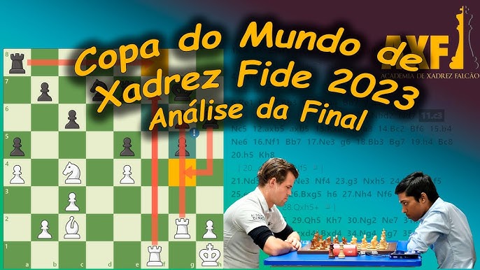 Vencedor da taça de ouro chess emotions após o jogo de xadrez