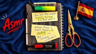 ASMR ✨ Cutting Motivational Quotes For You (Cozy Whispers) screenshot 5