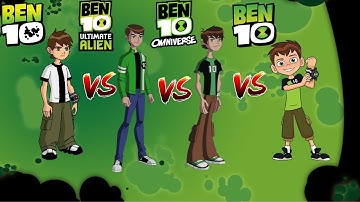 Ben 10 Classic Vs Ben 10 ultimate alien Vs Ben 10 omniverse Vs Ben 10 Reboot