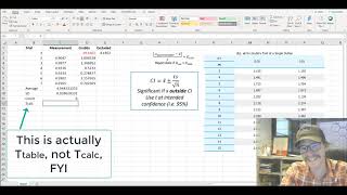 4.4 Grubbs Test and Confidence Intervals in Excel