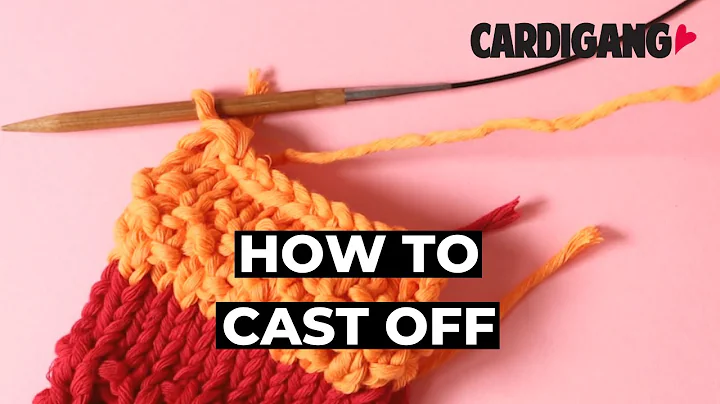 How to cast off your knitting | Cardigang