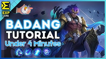 3-Minute Badang Tutorial in the EXP Lane || (MLBB S37) 2025