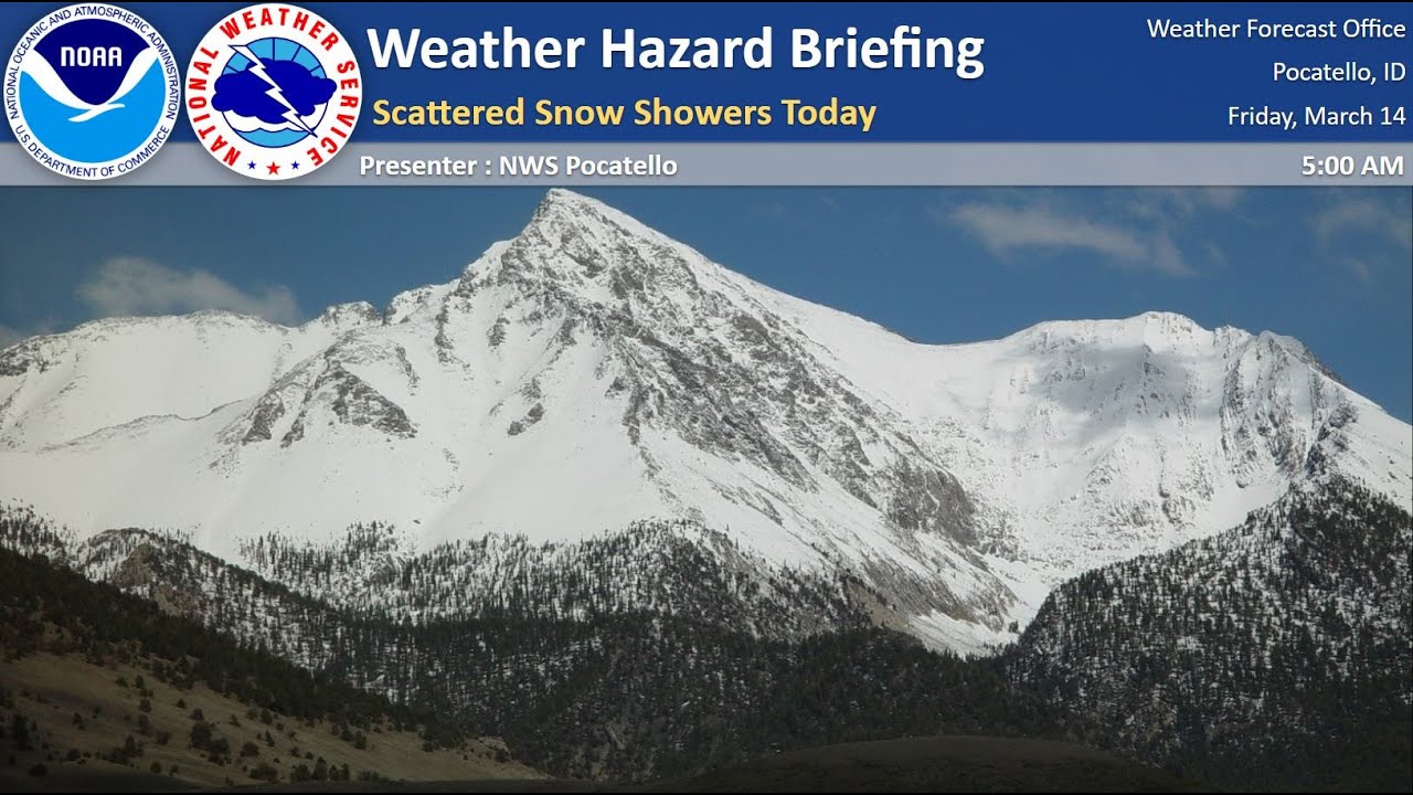 03/14/25 Hazard Briefing - Scattered Snow Showers Today - YouTube