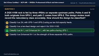 Information (NCP-ARI) | NVIDIA- Prof. AI Rack and Interconnect | Exam Q&A | Episode 15 (Q1-10) Guide