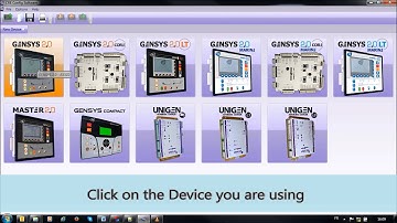 How to connect to a GENSYS2 0 using CRE Config software