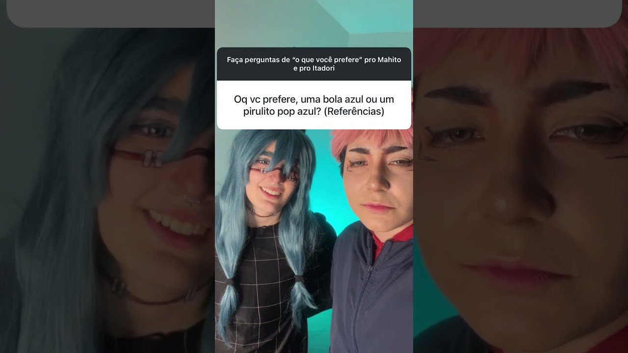ITADORI E MAHITO RESPONDEM!! #cosplay #jujutsukaisen ​⁠ @Nandalorenzine