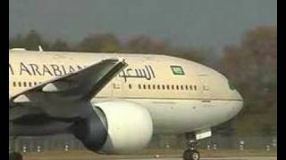 Saudi Arabian Boeing 777-200 take-off Geneva COINTRIN