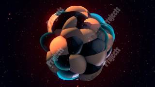 Abstract CGI motion graphics and animated background