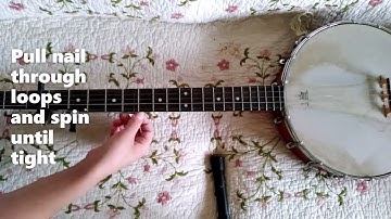 DIY 5th string banjo capo